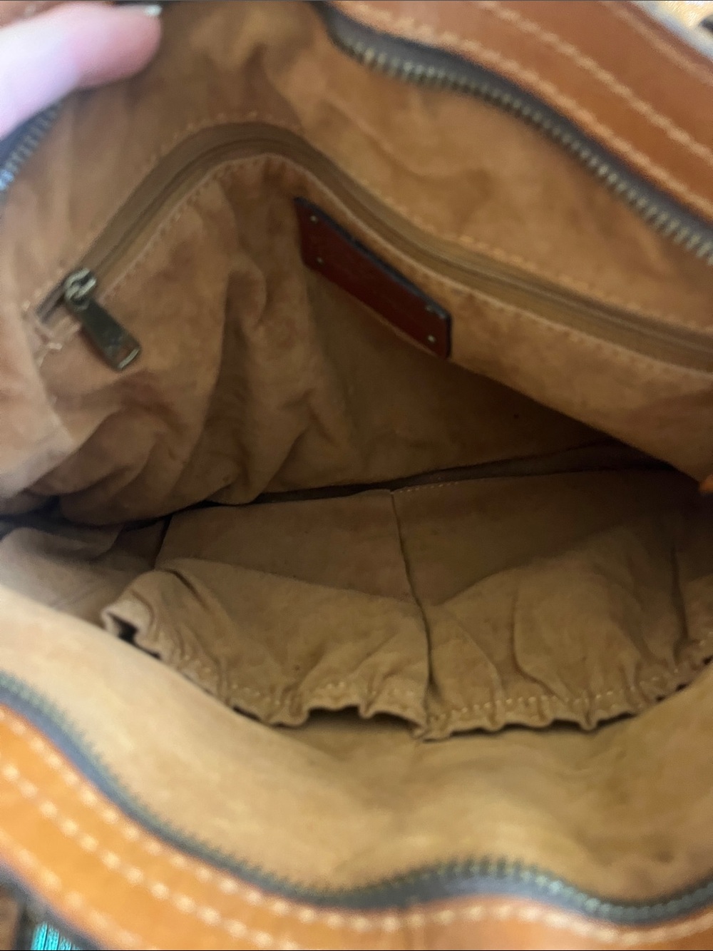 Patricia Nash Embossed Leather Poppy Tote Bag - Picture 10 of 13